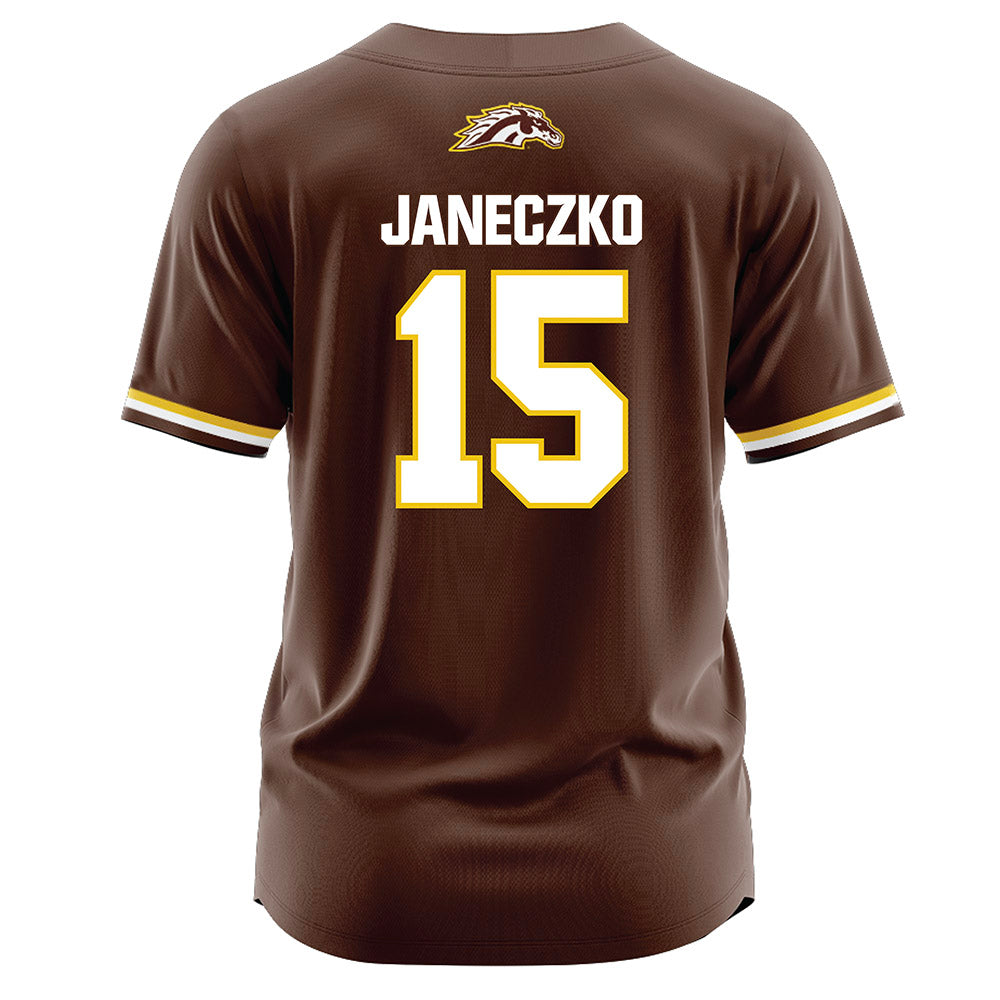 Western Michigan - NCAA Softball : Liliana Janeczko - Brown Jersey-1