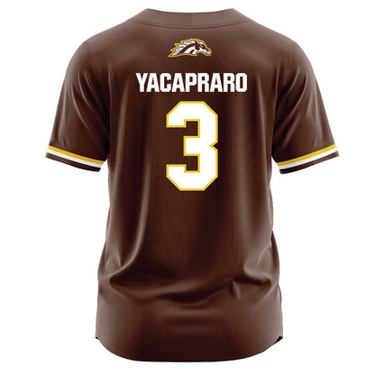 Western Michigan - NCAA Softball : Emily Yacapraro - Brown Jersey-1