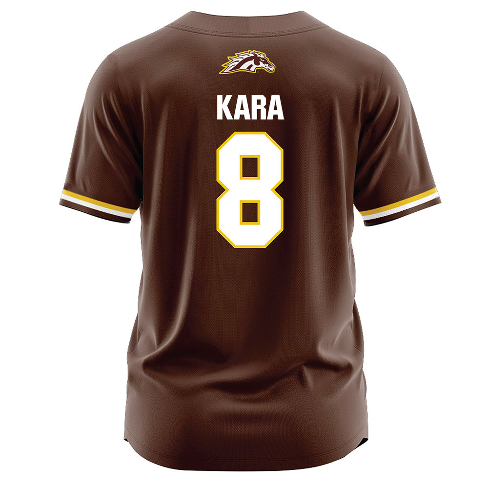 Western Michigan - NCAA Softball : Hailee Kara - Brown Jersey-1