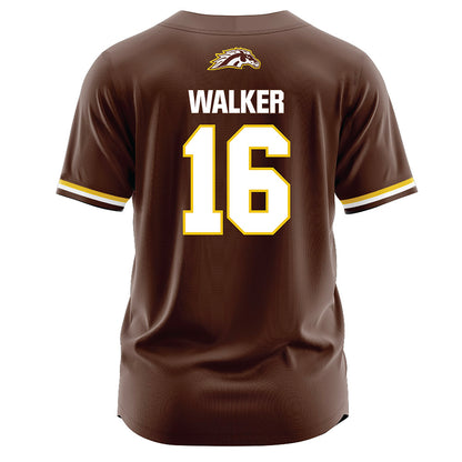 Western Michigan - NCAA Softball : Grace Walker - Brown Jersey-1