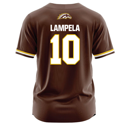 Western Michigan - NCAA Softball : Emily Lampela - Brown Jersey-1