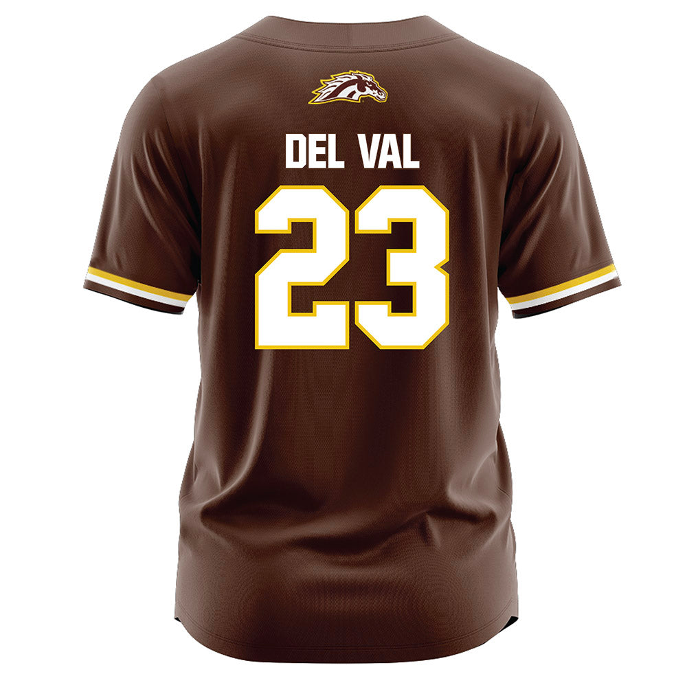 Western Michigan - NCAA Softball : Alysa Del Val - Brown Jersey-1
