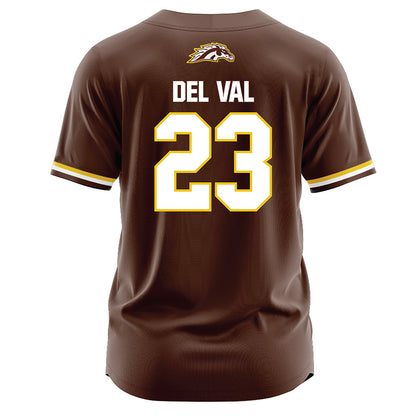Western Michigan - NCAA Softball : Alysa Del Val - Brown Jersey-1