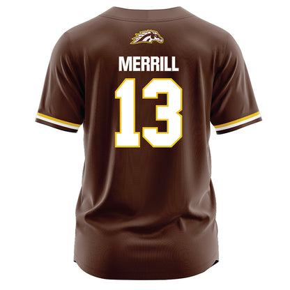 Western Michigan - NCAA Softball : Jadeyn Merrill - Brown Jersey-1