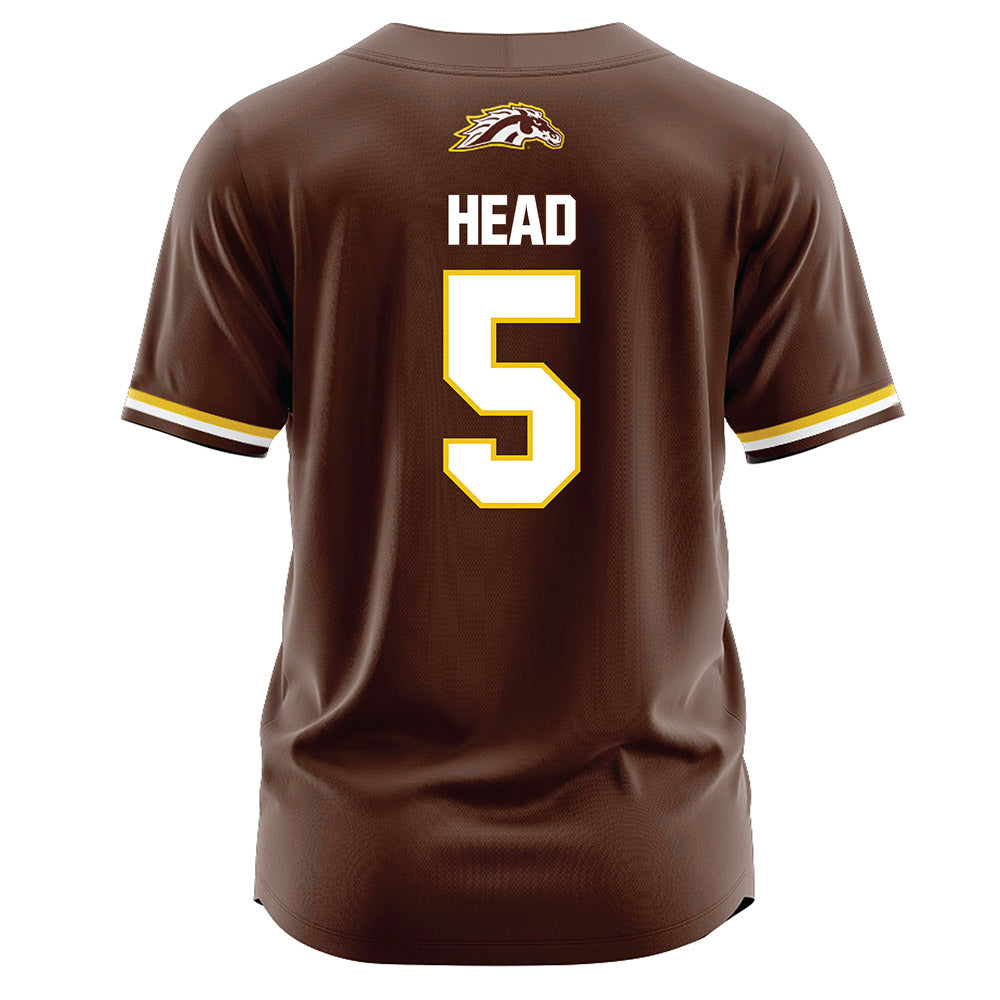 Western Michigan - NCAA Softball : Tristen Head - Brown Jersey-1