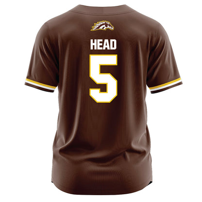Western Michigan - NCAA Softball : Tristen Head - Brown Jersey-1