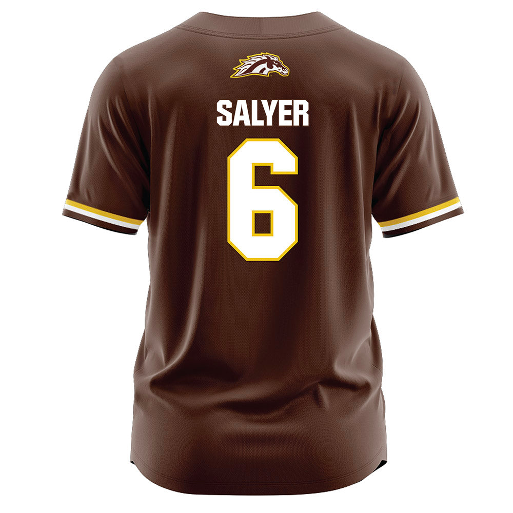 Western Michigan - NCAA Softball : Kaylee Salyer - Brown Jersey-1