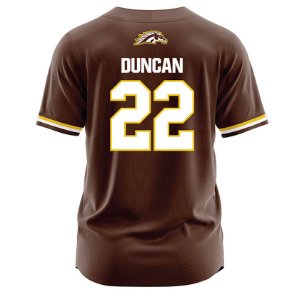 Western Michigan - NCAA Softball : Bella Duncan - Brown Jersey-1
