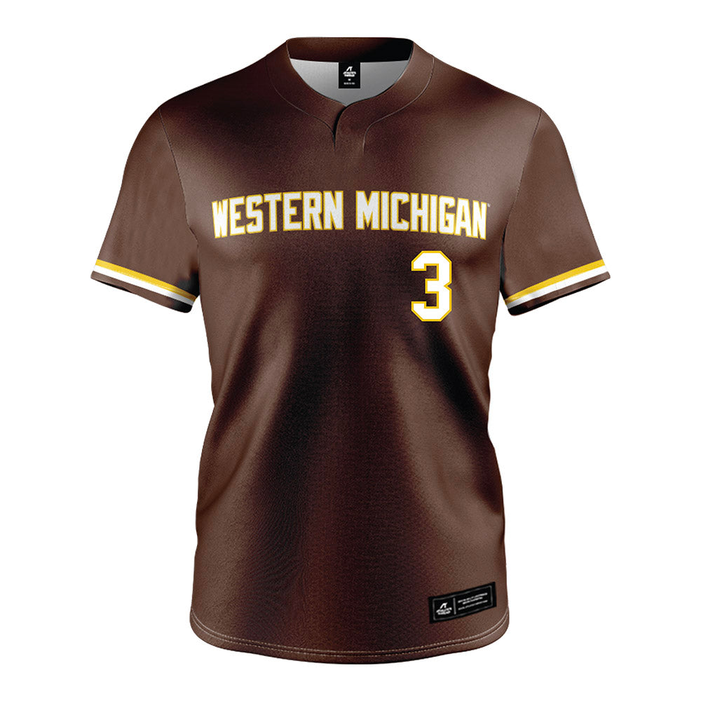 Western Michigan - NCAA Softball : Emily Yacapraro - Brown Jersey-0