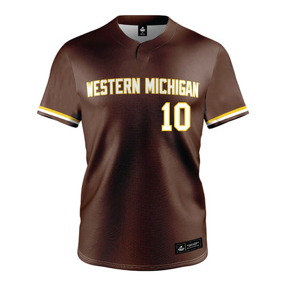 Western Michigan - NCAA Softball : Emily Lampela - Brown Jersey-0