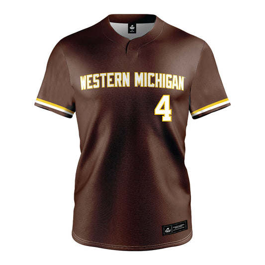 Western Michigan - NCAA Softball : Parker Ostach - Brown Jersey-0