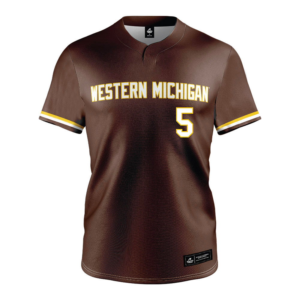 Western Michigan - NCAA Softball : Tristen Head - Brown Jersey-0