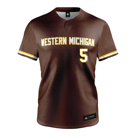 Western Michigan - NCAA Softball : Tristen Head - Brown Jersey-0
