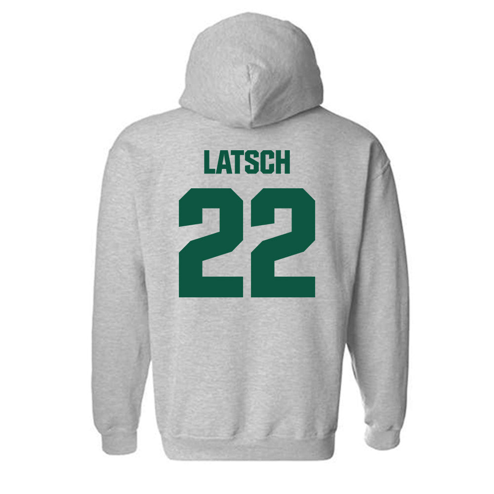  - NCAA Men's Ice Hockey : Tanner Latsch - Classic Shersey Hooded Sweatshirt-1