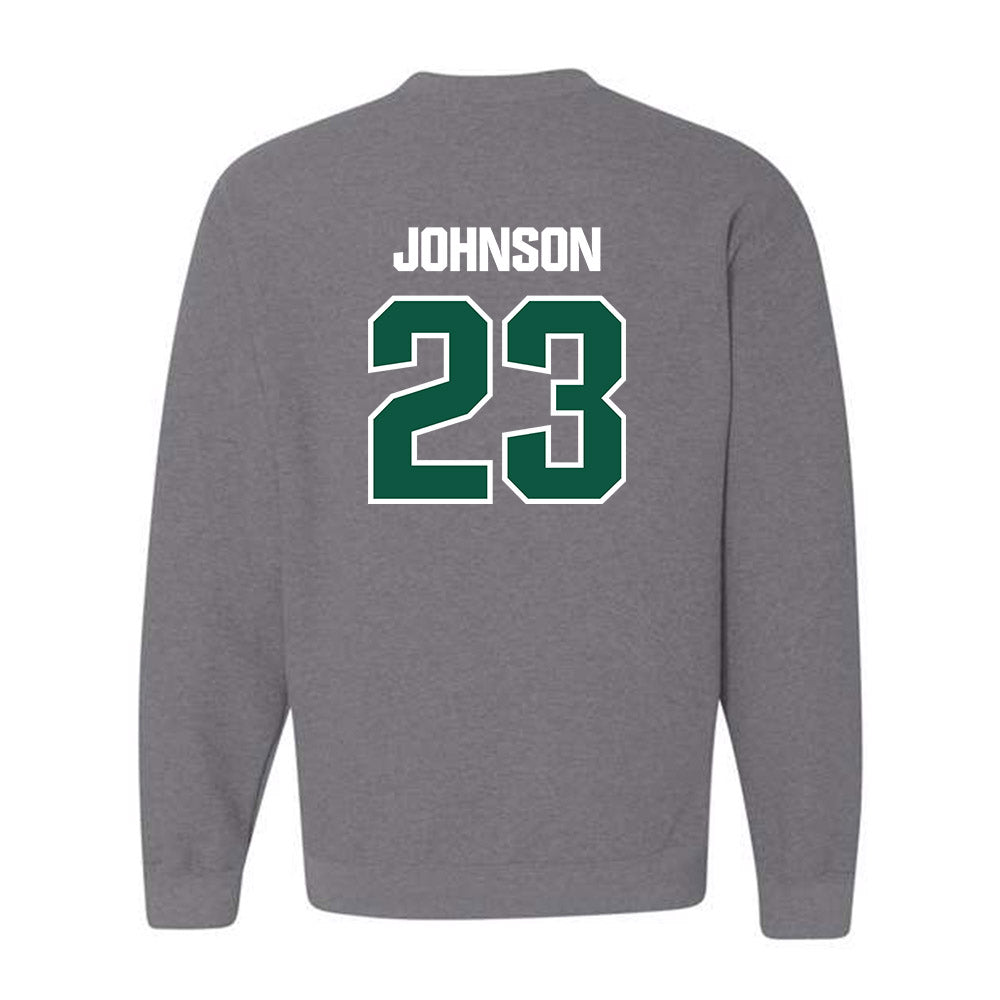 Northern Michigan - NCAA Men's Ice Hockey : Evan Johnson - Classic Shersey Crewneck Sweatshirt-1