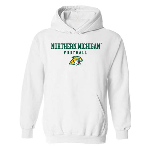 Northern Michigan - NCAA Football : Murphy Monreal - Classic Shersey Hooded Sweatshirt-0