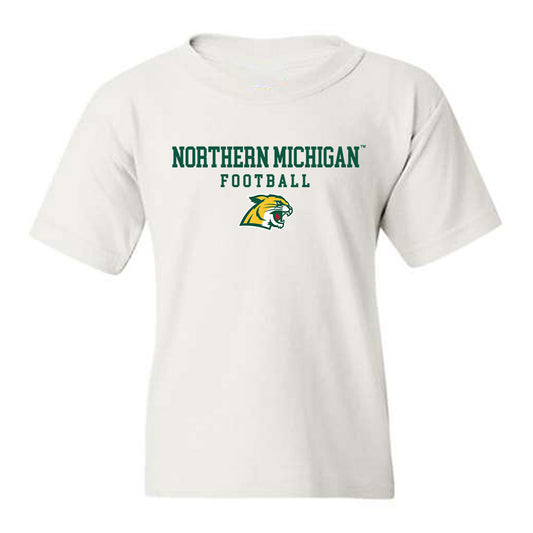 Northern Michigan - NCAA Football : Hunter Belanger - Classic Shersey Youth T-Shirt-0