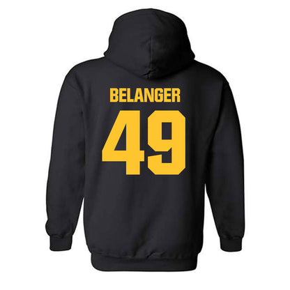 Northern Michigan - NCAA Football : Hunter Belanger - Classic Shersey Hooded Sweatshirt-1