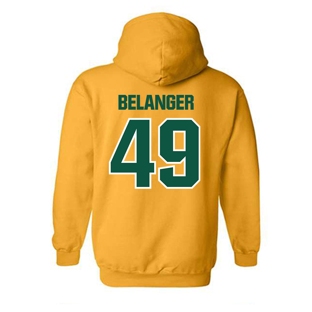 Northern Michigan - NCAA Football : Hunter Belanger - Classic Shersey Hooded Sweatshirt-1