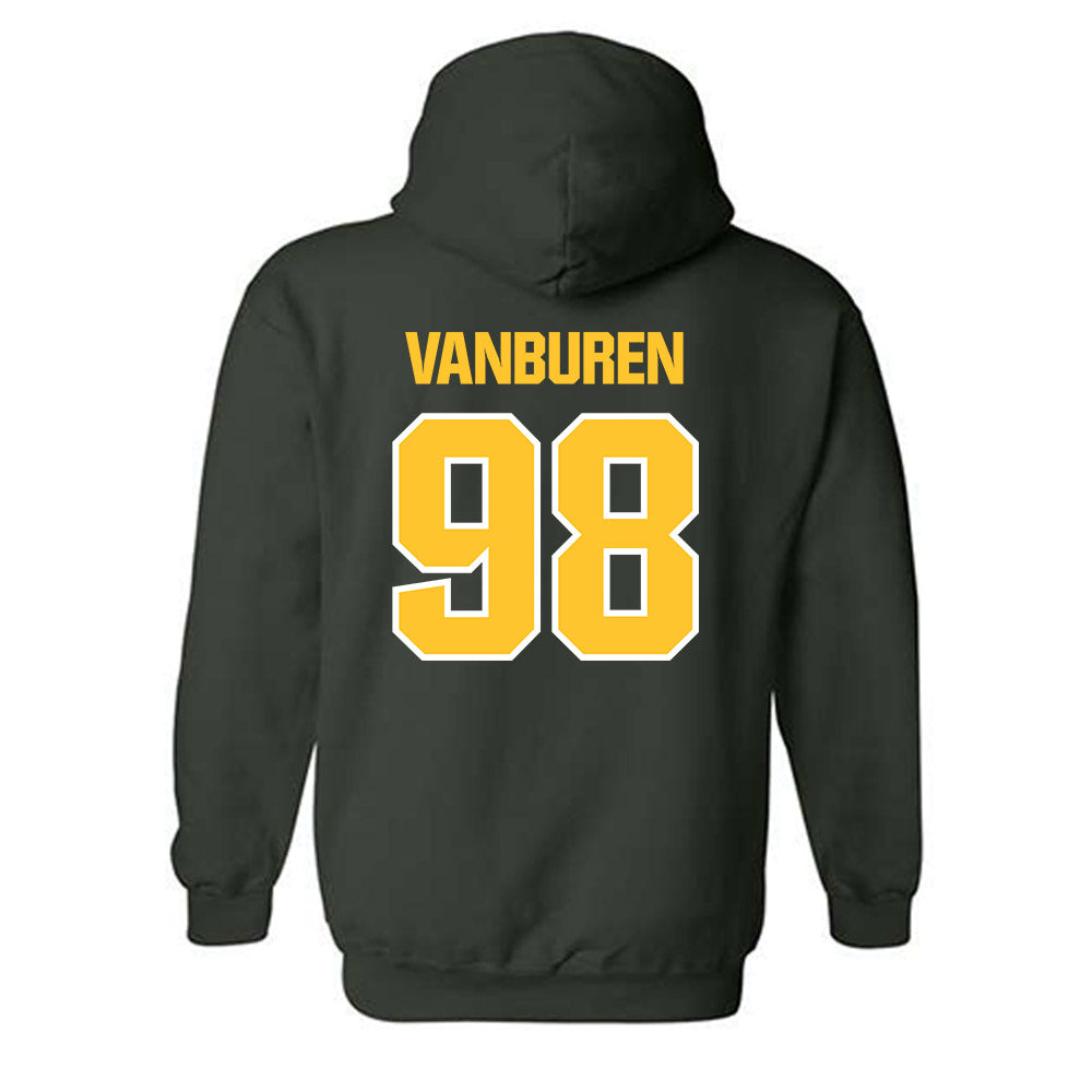Northern Michigan - NCAA Football : Eli VanBuren - Classic Shersey Hooded Sweatshirt-1
