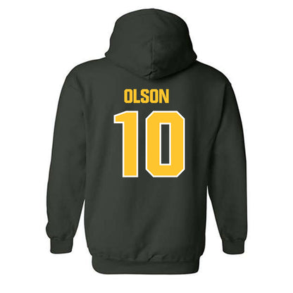 Northern Michigan - NCAA Football : Isaac Olson - Classic Shersey Hooded Sweatshirt-1