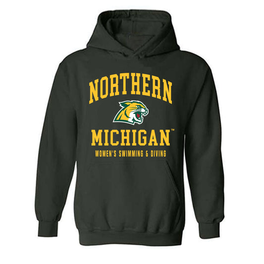 Northern Michigan - NCAA Women's Swimming & Diving : Jillian McKinley - Hooded Sweatshirt