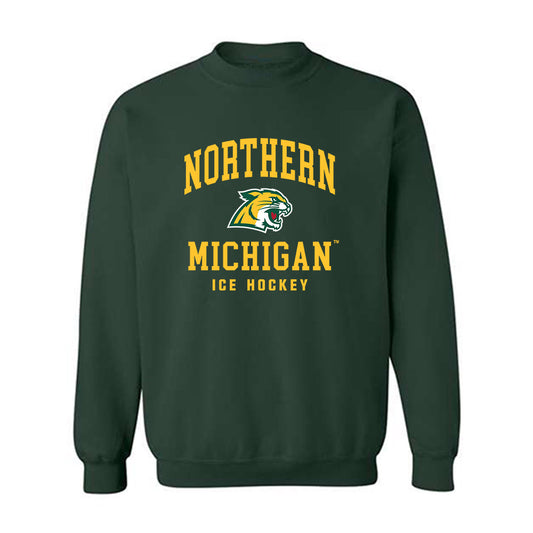 Northern Michigan - NCAA Men's Ice Hockey : Trevor Mitchell - Classic Shersey Crewneck Sweatshirt