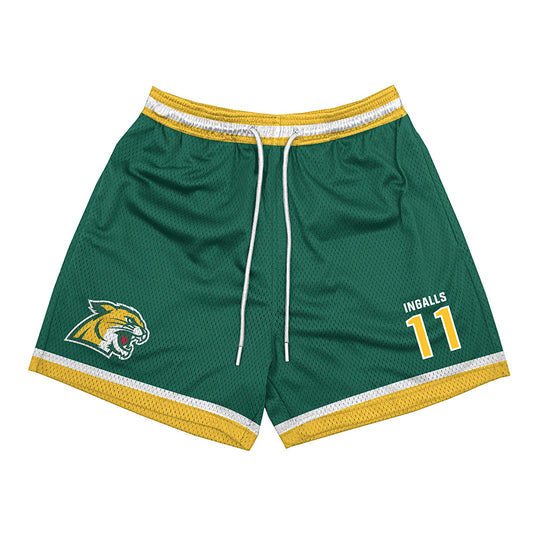 Northern Michigan - NCAA Men's Basketball : Jonathan Ingalls - Green Shorts