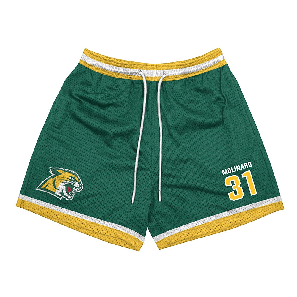 Northern Michigan - NCAA Men's Ice Hockey : Julian Molinaro - Green Shorts