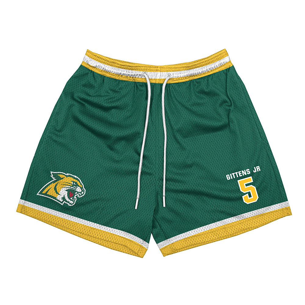 Northern Michigan - NCAA Men's Basketball : Gee Gittens Jr - Green Shorts