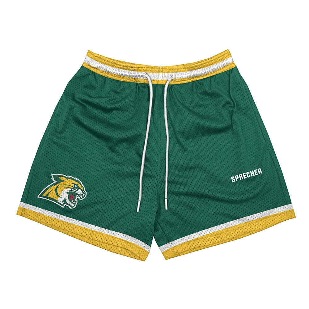 Northern Michigan - NCAA Men's Golf : Russel Sprecher - Green Shorts-0