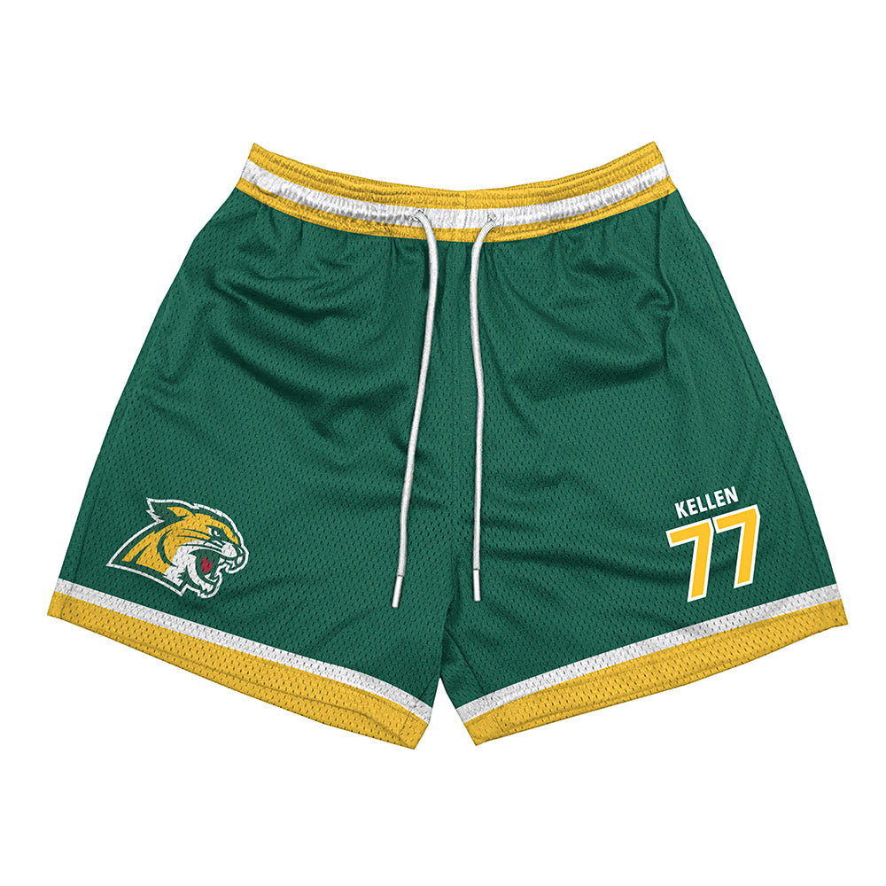 Northern Michigan - NCAA Football : Thomas Kellen - Green Shorts-0