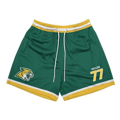 Northern Michigan - NCAA Football : Thomas Kellen - Green Shorts-0