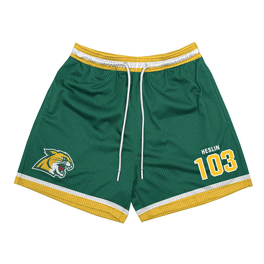 Northern Michigan - NCAA Women's Wrestling : Emma Heslin - Green Shorts-0