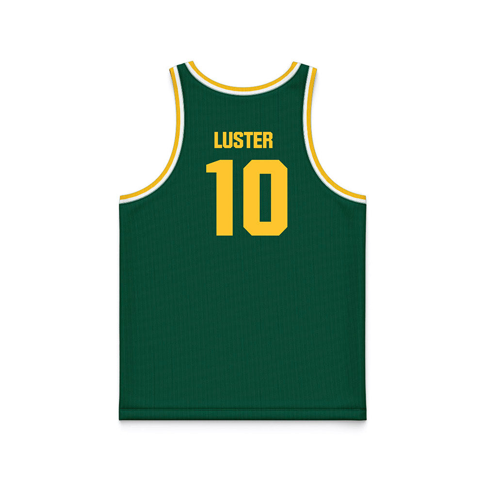 Northern Michigan - NCAA Men's Basketball : Biggie Luster - Green Basketball Jersey