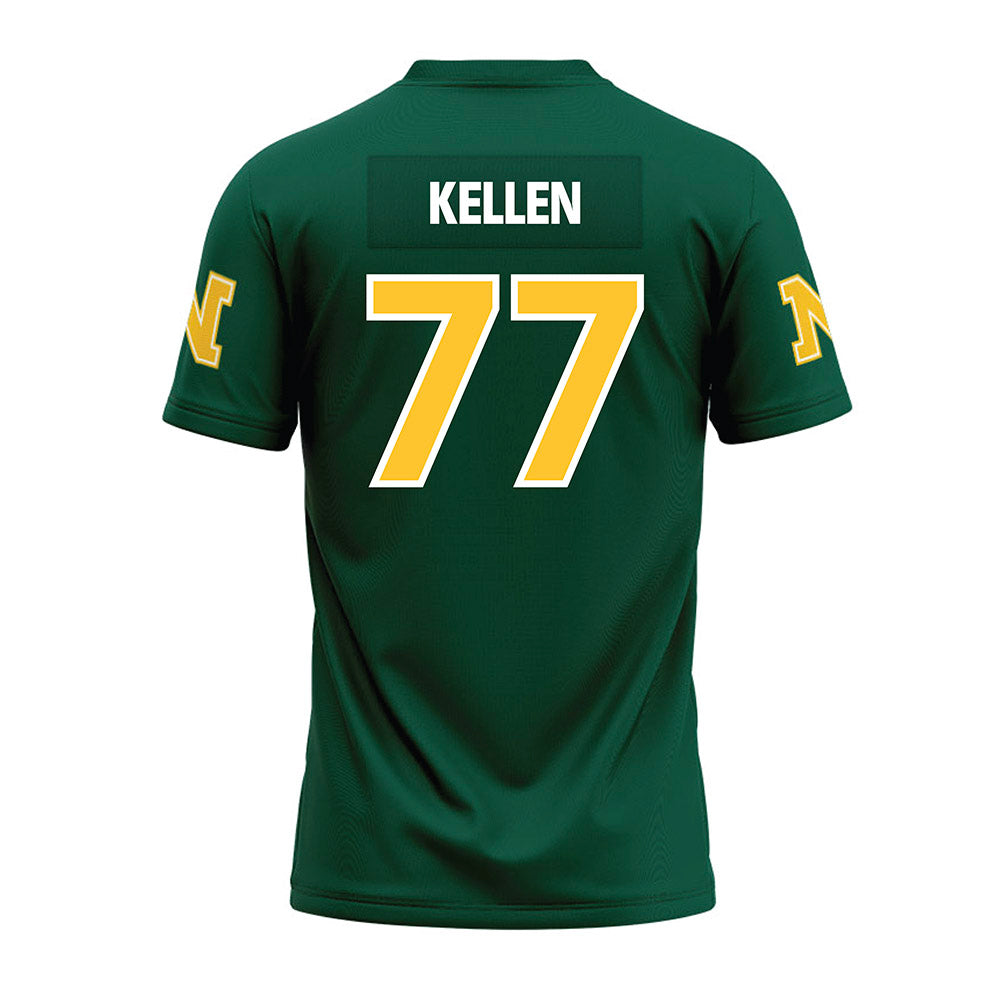 Northern Michigan - NCAA Football : Thomas Kellen - Green Premium Football Jersey-1