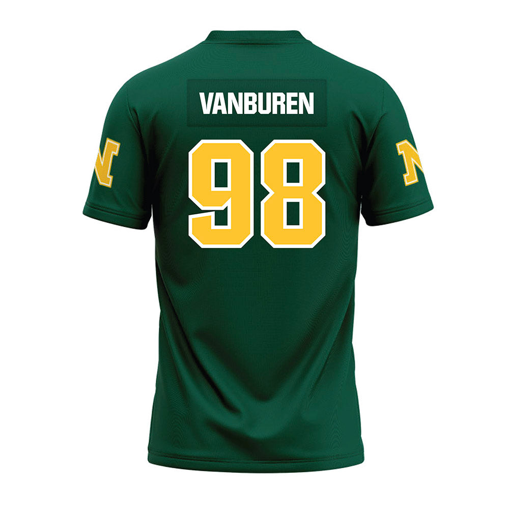 Northern Michigan - NCAA Football : Eli VanBuren - Green Premium Football Jersey-1