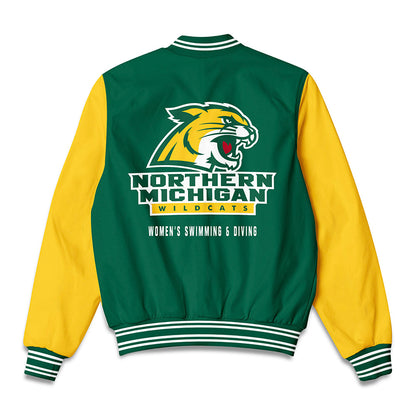Northern Michigan - NCAA Women's Swimming & Diving : Jillian McKinley - Bomber Jacket