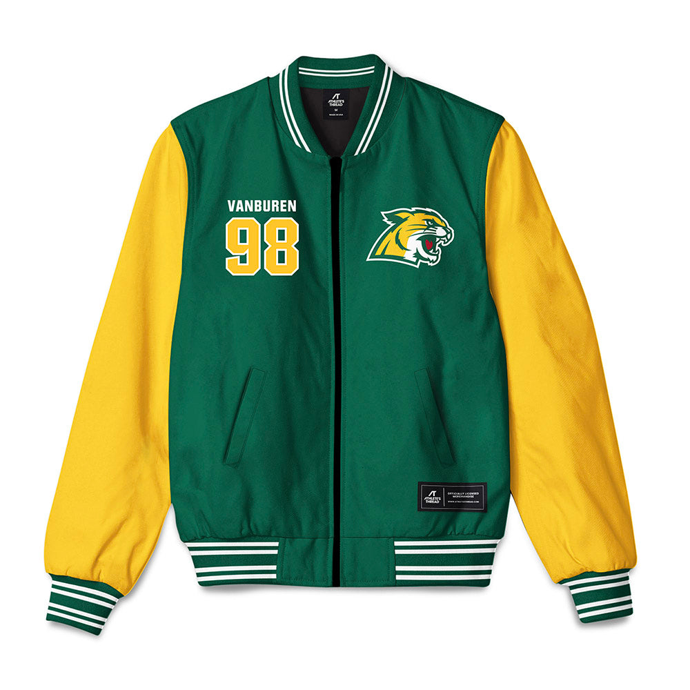 Northern Michigan - NCAA Football : Eli VanBuren - Bomber Jacket-0