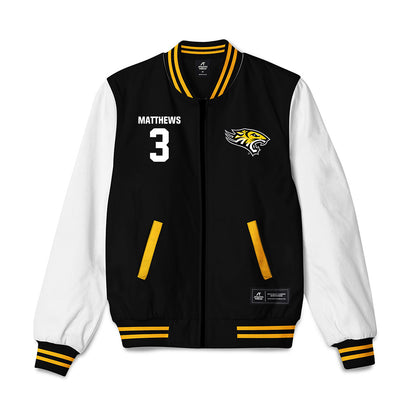 Towson - NCAA Football : Devin Matthews - Bomber Jacket-0