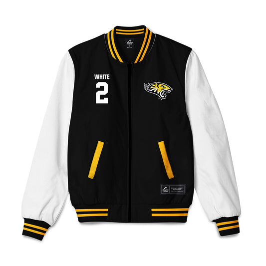 Towson - NCAA Football : Kaden White - Bomber Jacket-0