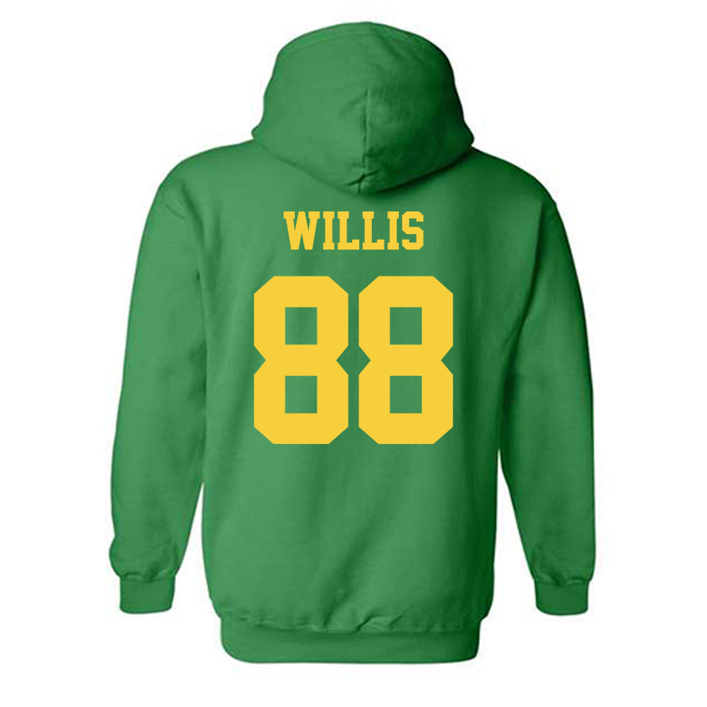 Norfolk State - NCAA Football : Toby Willis - Classic Shersey Hooded Sweatshirt-1