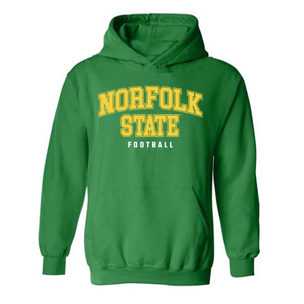 Norfolk State - NCAA Football : Kevon King - Classic Shersey Hooded Sweatshirt-0