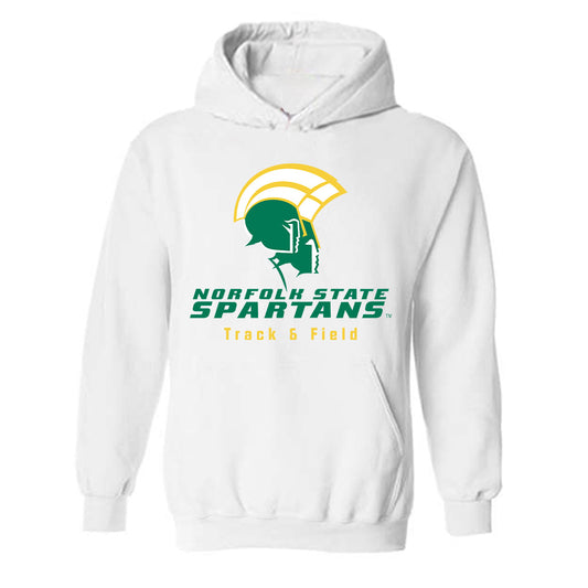 Norfolk State - NCAA Women's Track & Field : Jada Arrington - Classic Shersey Hooded Sweatshirt-0