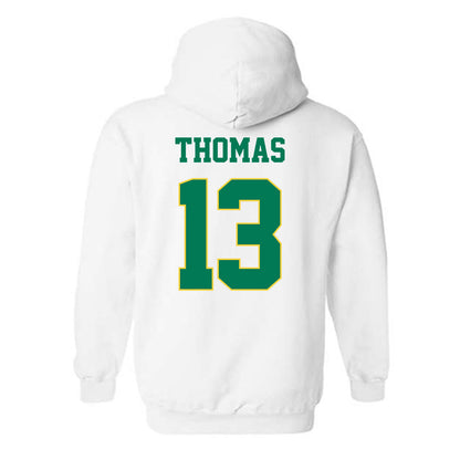 Norfolk State - NCAA Football : KamRyn Thomas - Classic Shersey Hooded Sweatshirt-1