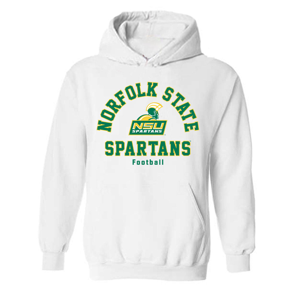 Norfolk State - NCAA Football : Kiron Benjamin - Classic Shersey Hooded Sweatshirt-0