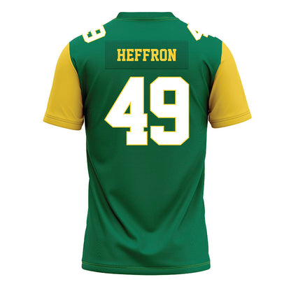 Norfolk State - NCAA Football : Ben Heffron - Green Jersey-1