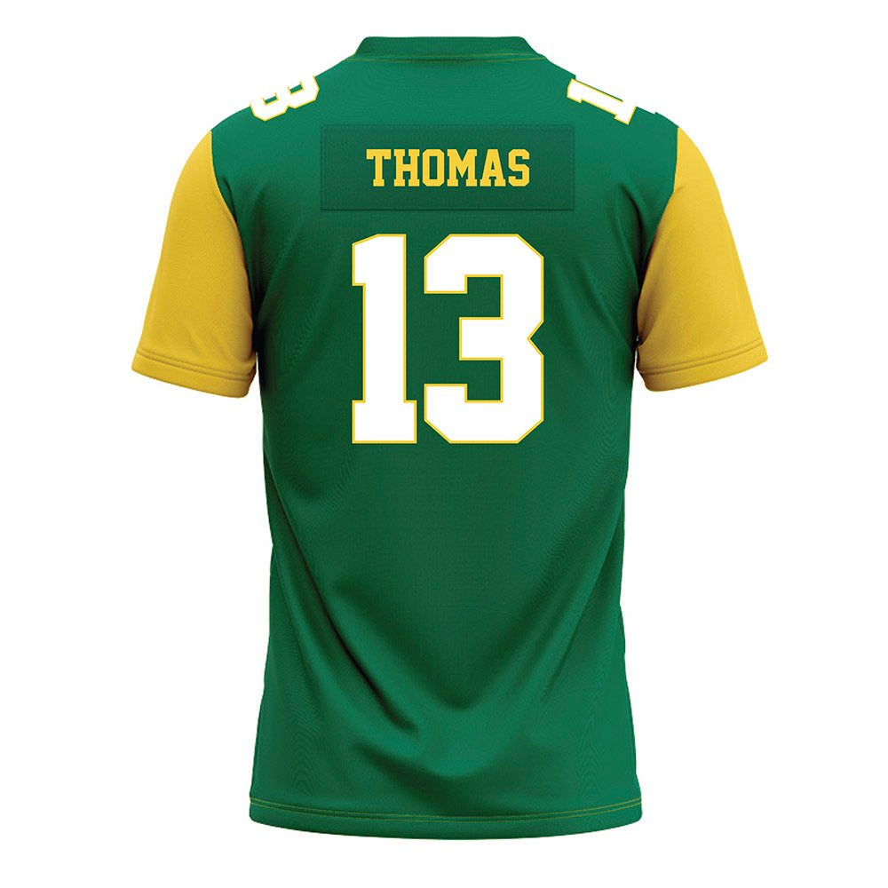 Norfolk State - NCAA Football : KamRyn Thomas - Green Jersey-1