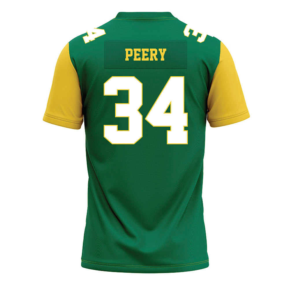 Norfolk State - NCAA Football : Marco Peery - Green Jersey-1