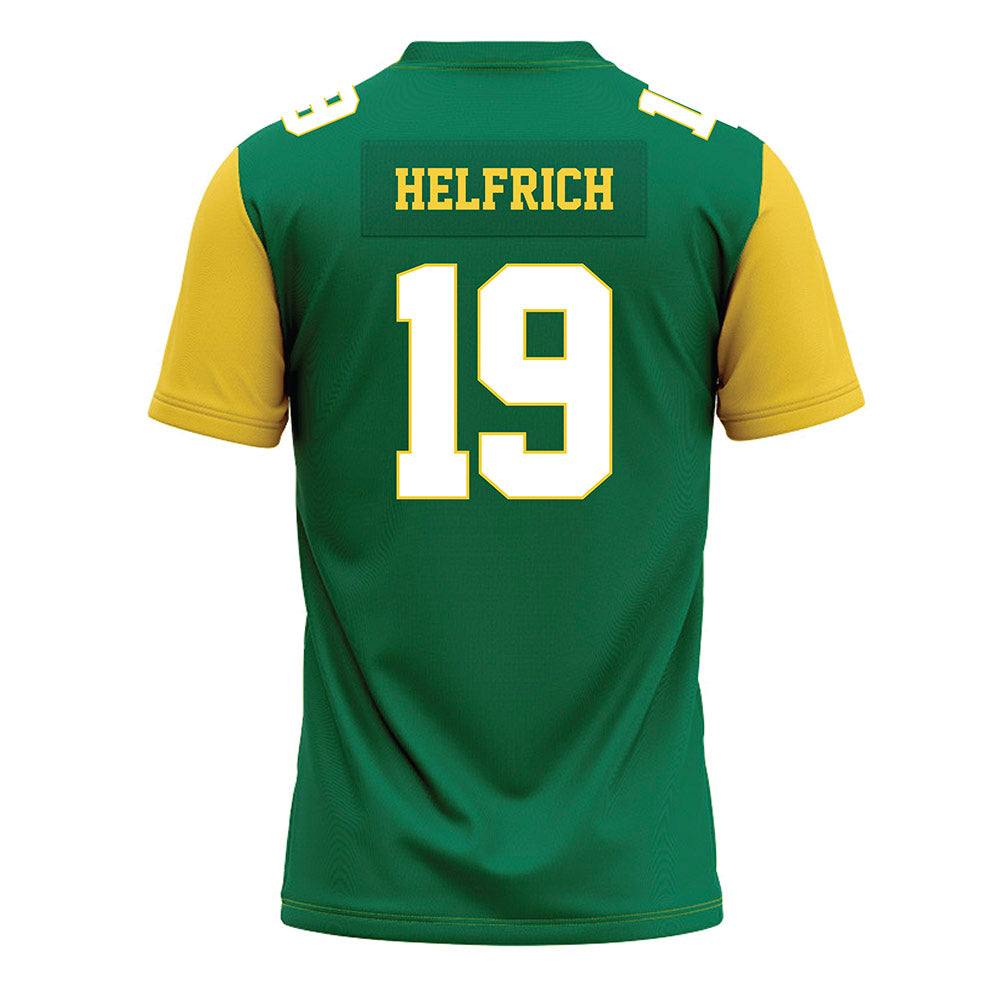 Norfolk State - NCAA Football : Evan Helfrich - Green Jersey-1